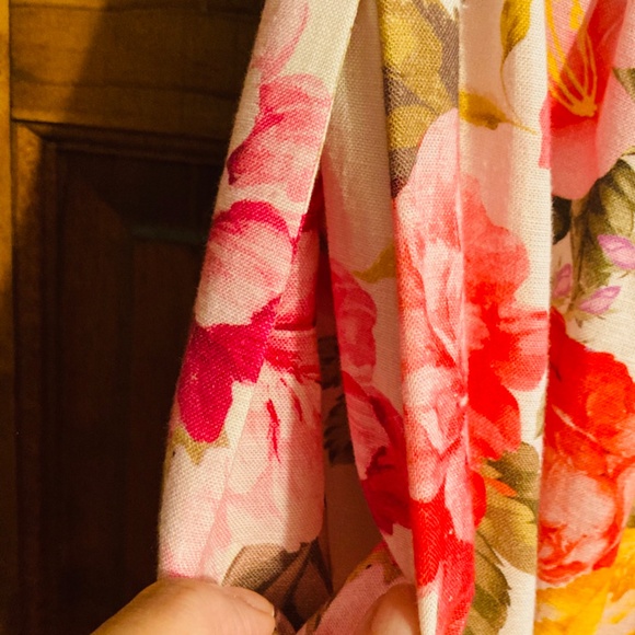 Venus Pink Floral Jumpsuit, Strapless sz 12 - Picture 8 of 10